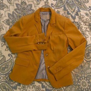Banana Republic Blazer - Golden Yellow, Petite 0